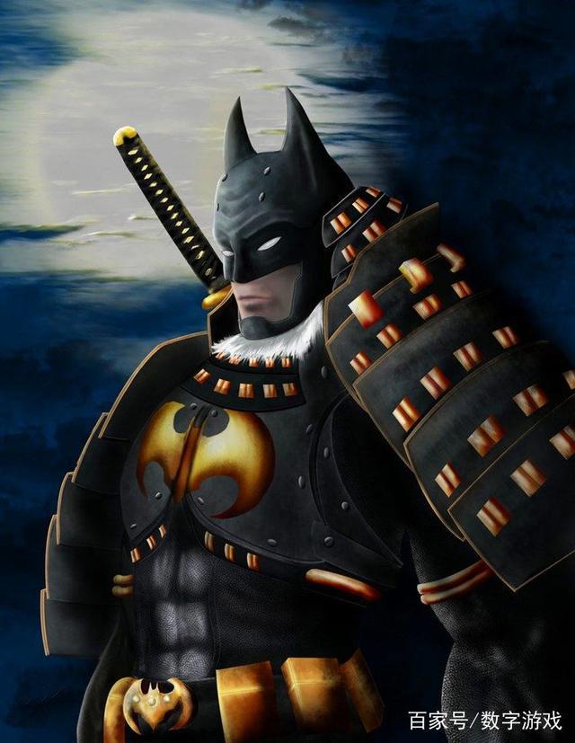 7张《忍者蝙蝠侠》的粉丝画作，浓浓的日本战国时代味道