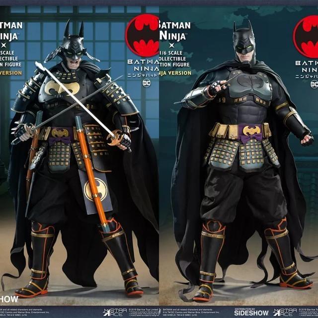 12寸忍者蝙蝠侠来了！忍者武士双版本！