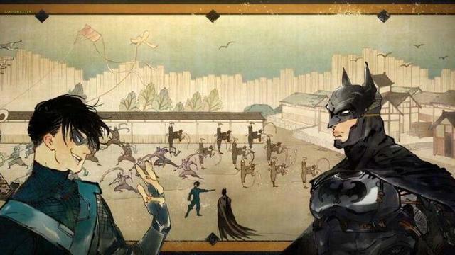 DC动画《忍者蝙蝠侠》穿越到古代日本，这画风拍成电影要炸！