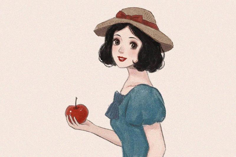 外出野餐的迪士尼公主，现代便装超甜美，“人比花娇”不夸张！