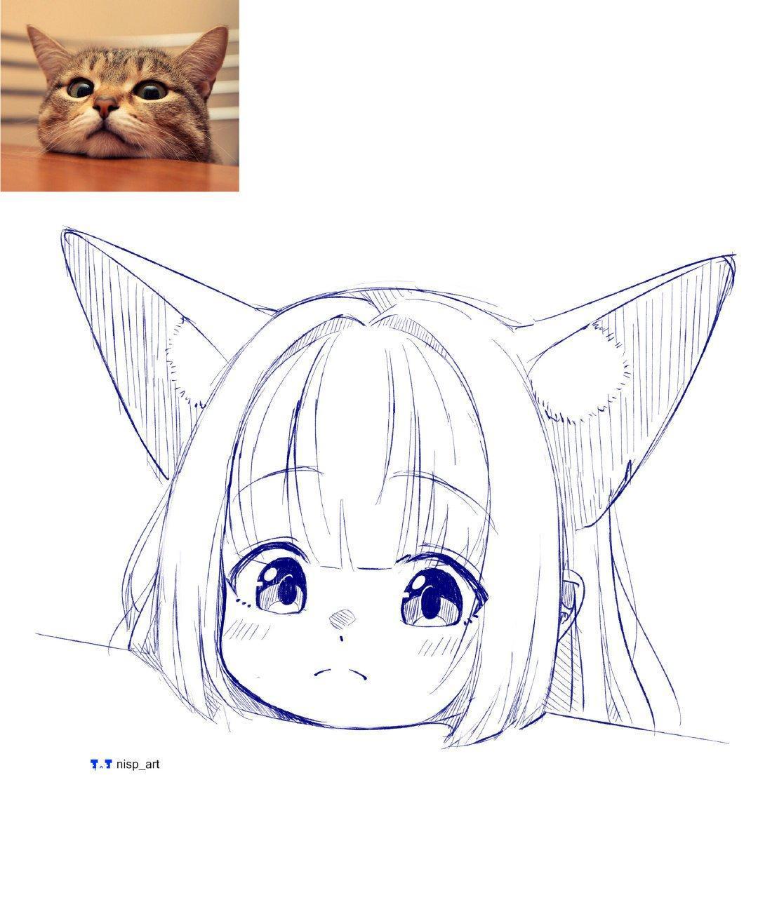 当现实的小动物“破壁”变成二次元，猫娘果然是阿宅最喜欢的妹子