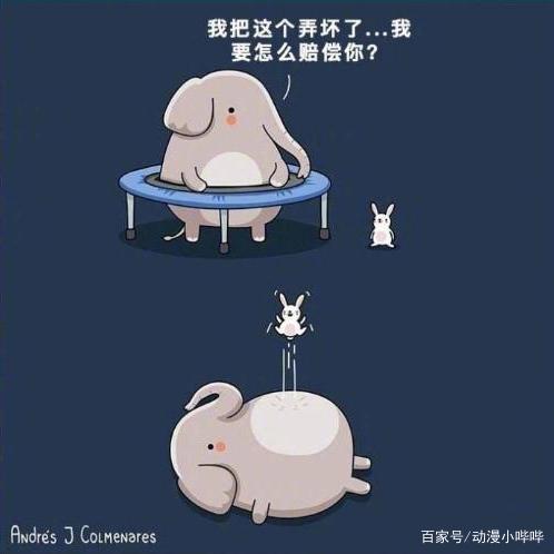 充满治愈的小漫画，越看越可爱，没想到鲨鱼隐藏着满满“中二魂”