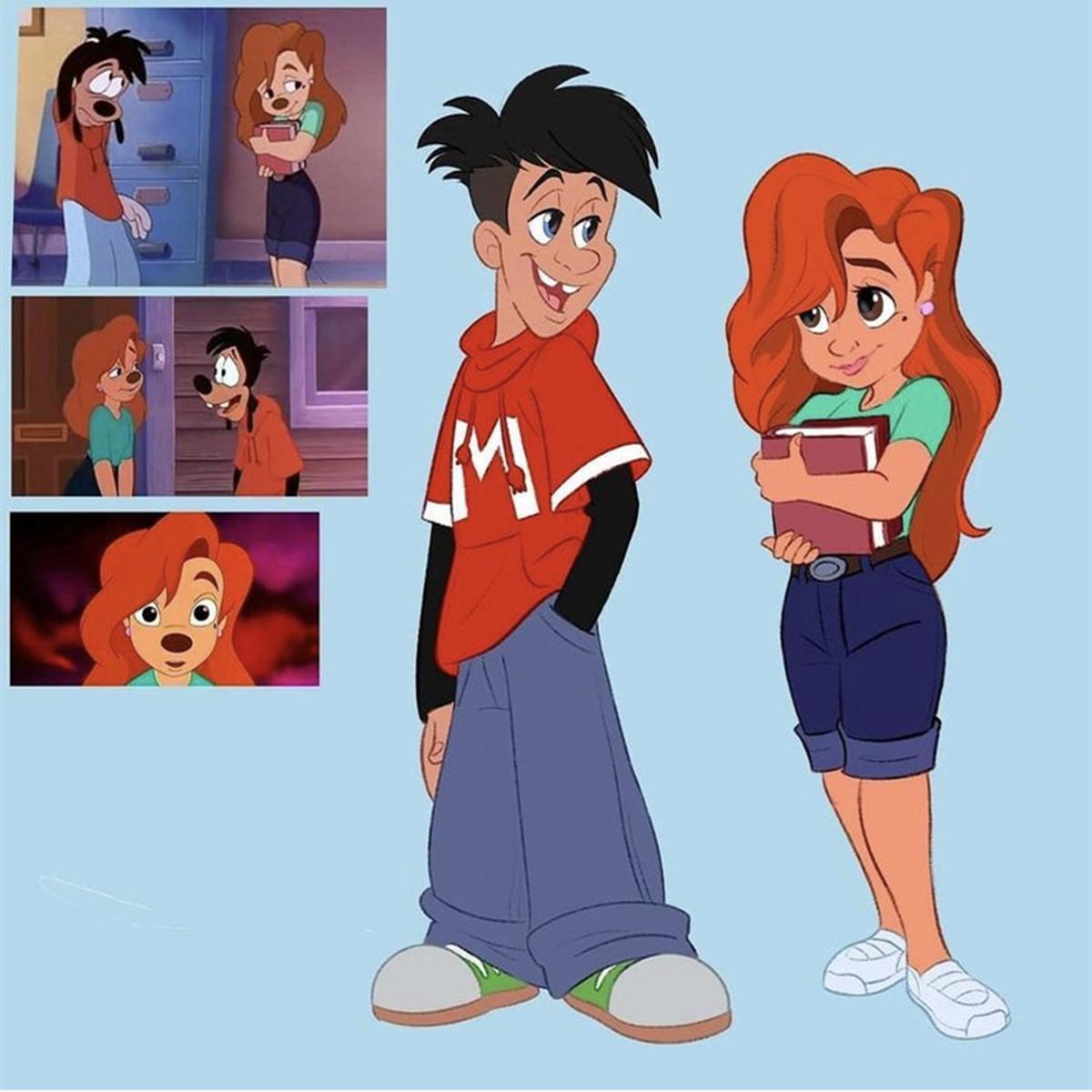 当卡通中的动物角色变成了人，卡通就变成了动漫，两者是有区别的