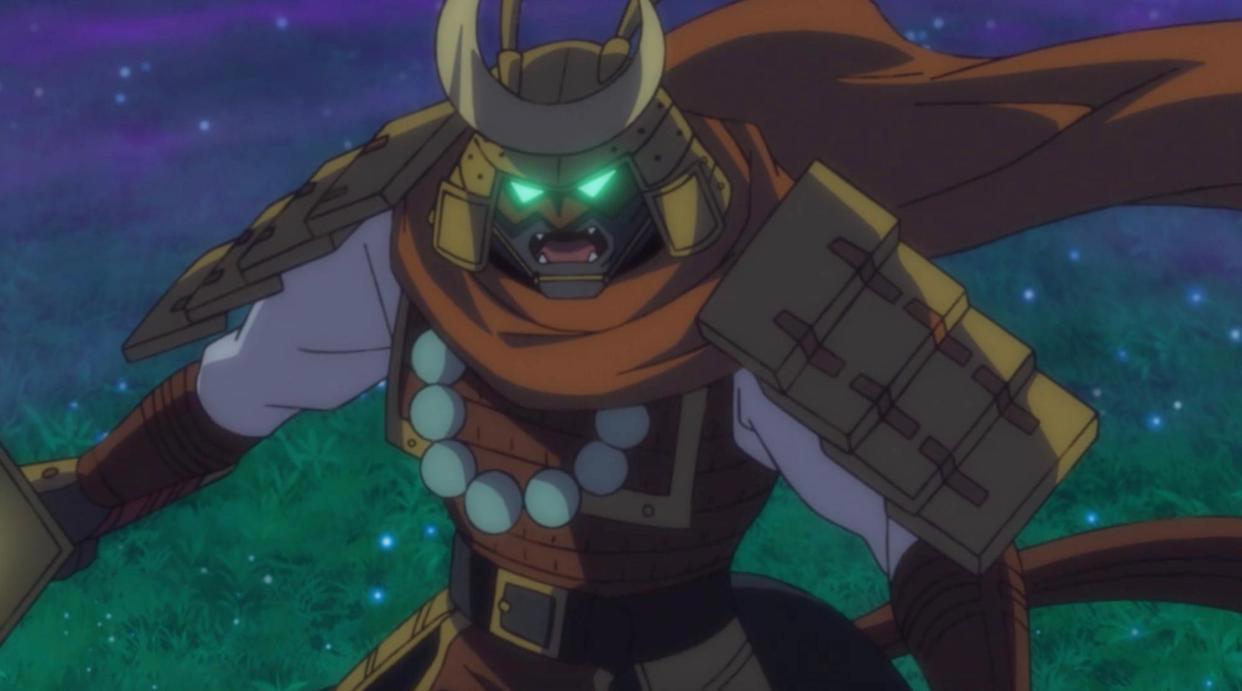 数码宝贝：加布兽进化偃月狼，辉二成长期登场