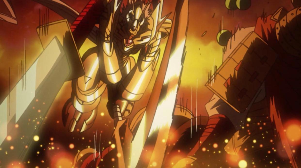 数码宝贝：加布兽进化偃月狼，辉二成长期登场