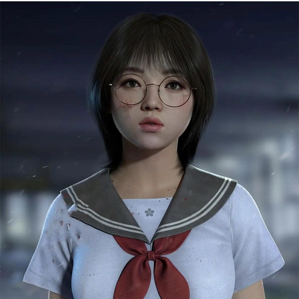 高水准的3D动画人物，黑发不一定都是亚洲女孩，但审美是很正常的