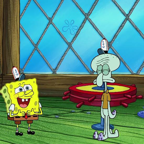 高清动漫《海绵宝宝》，拟人化的深海人物，不看后悔哦