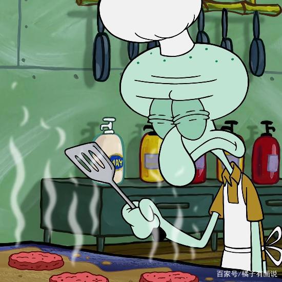 海绵宝宝收藏控的福音，拟人化的深海人物，快领走这张图