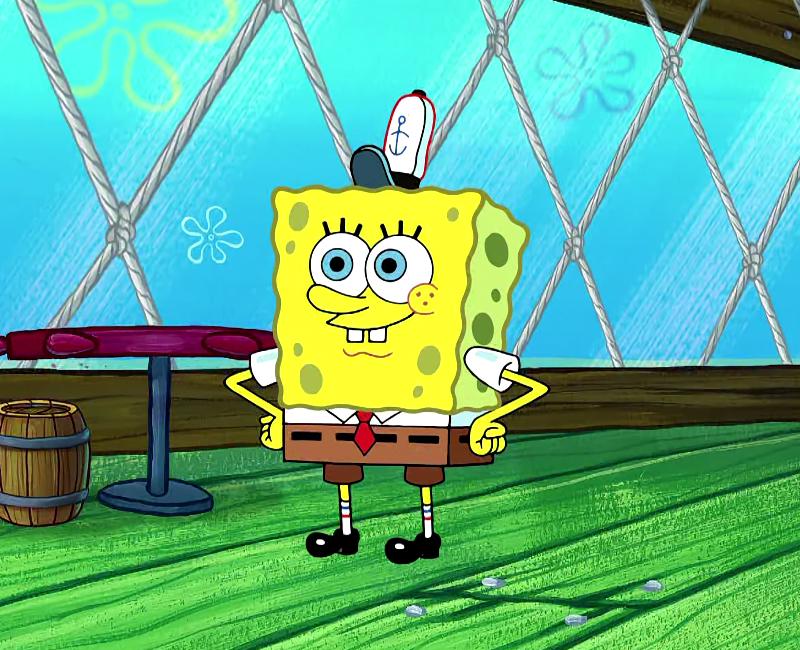 海绵宝宝高清大图，我们一起去抓水母吧，值得一看！