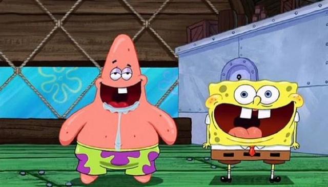 乐天派的海绵宝宝，天生呆萌的派大星，凑在一起不得了！