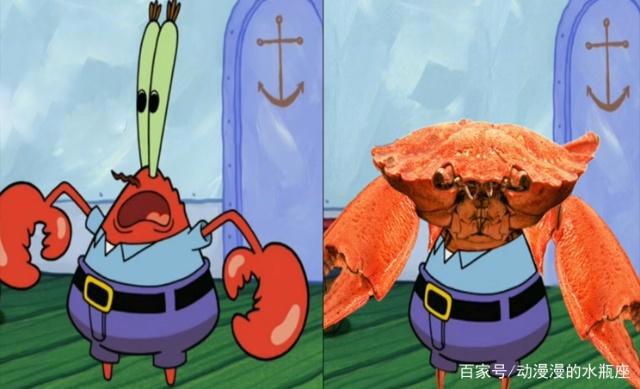 海绵宝宝：动漫与现实中的碰撞，小蜗最可爱，蟹老板你来搞笑的吗