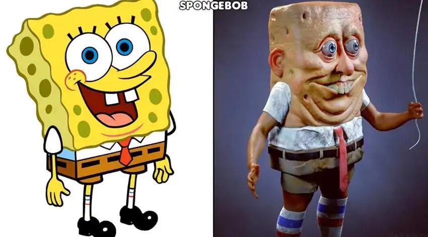 《海绵宝宝》现实版，海绵宝宝迎来中年危机，松鼠还穿上了潜水服