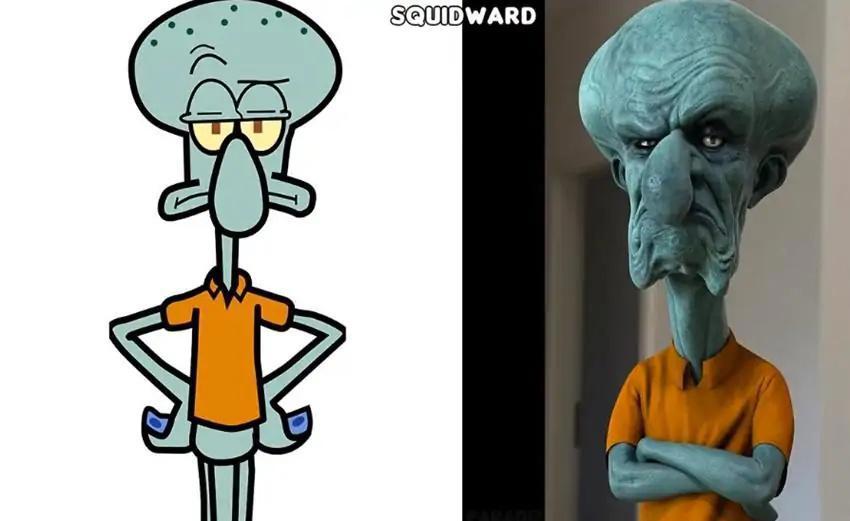 《海绵宝宝》现实版，海绵宝宝迎来中年危机，松鼠还穿上了潜水服