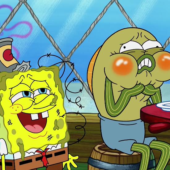 动漫海绵宝宝高清大图，棉球方块历险记，总有一张适合你