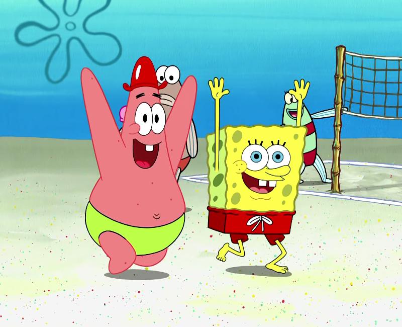 高清动漫《海绵宝宝》，萌贱的角色，越看越喜欢