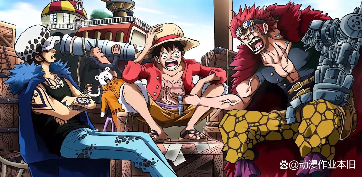 海贼王1057话第2波详细情报！路飞送出“大礼”，桃之助泪别草帽