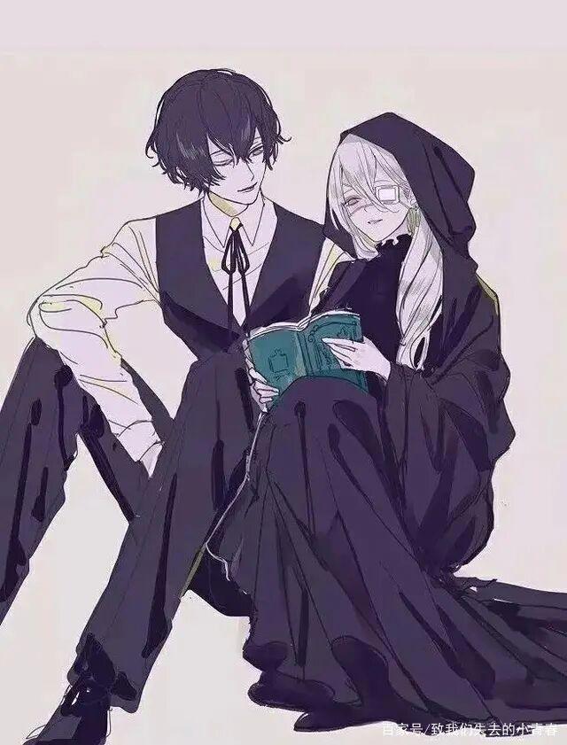 收藏的好看的动漫情头！好看！爱动漫！