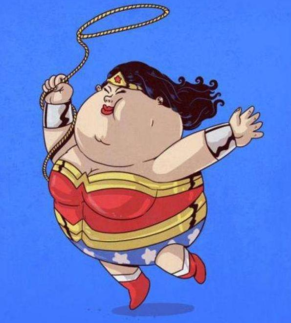 动漫中的人物变胖之后会是什么样的呢？网友：还我心目中的女神！