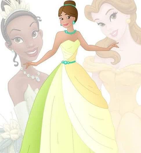 当迪士尼公主两两结合成一位新公主，白雪和贝儿公主的结合毁了