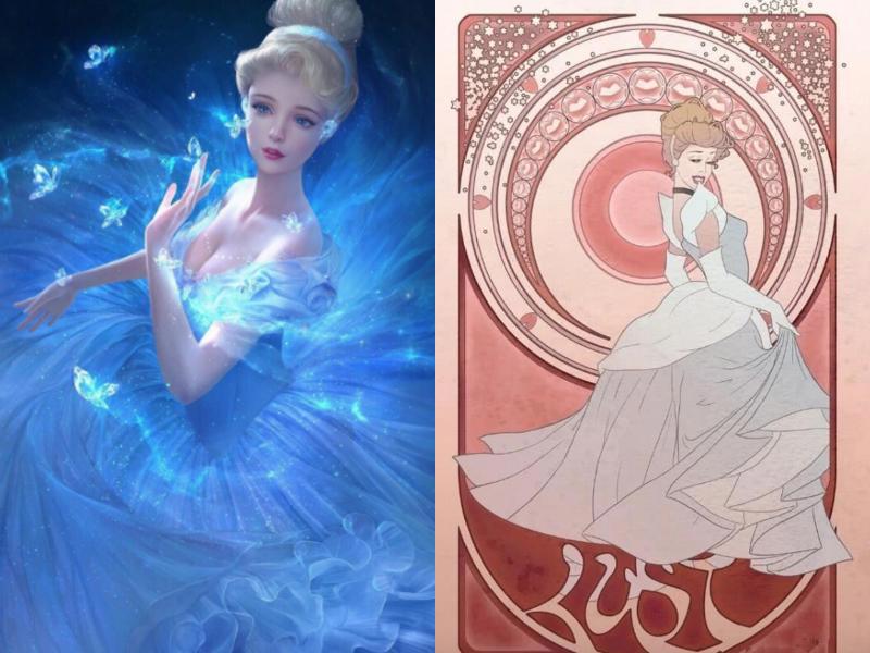 迪士尼公主如果有“七宗罪”，美人鱼好色，睡美人太懒惰！