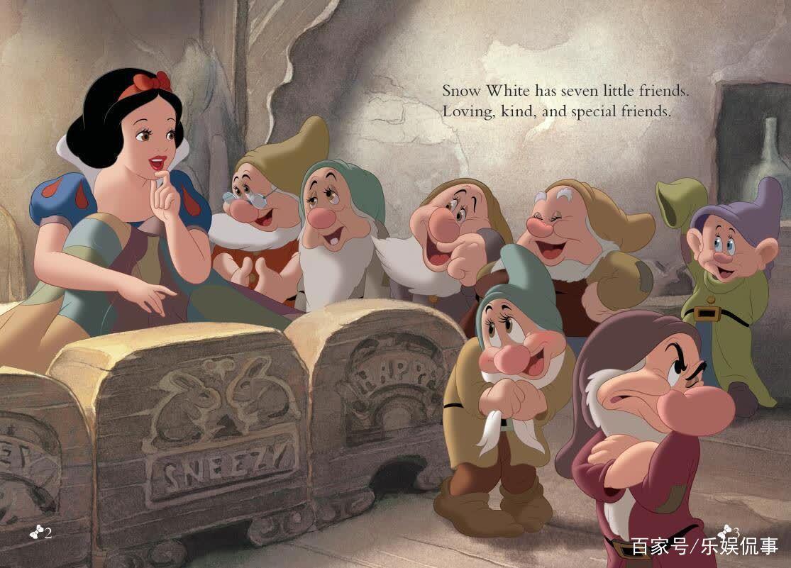 用色彩去重新审视《白雪公主和七个小矮人》，细节感人