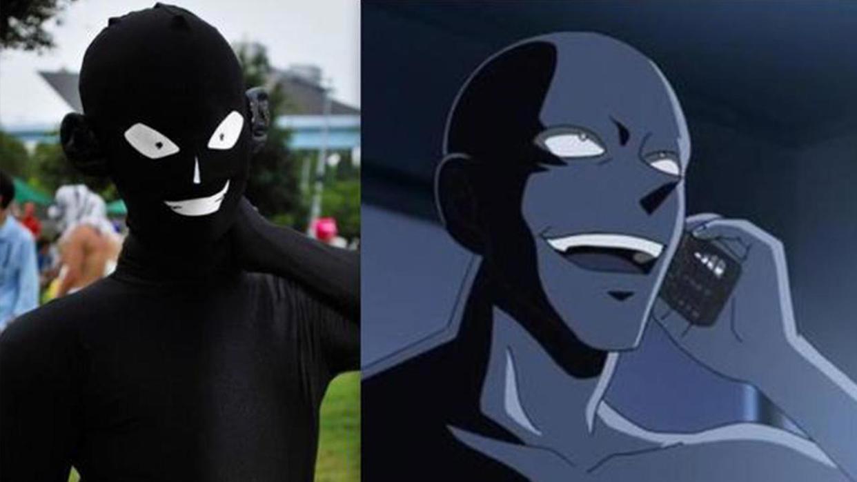 《名侦探柯南》cos，灰原哀和基德神还原，图四让我笑到肚子疼