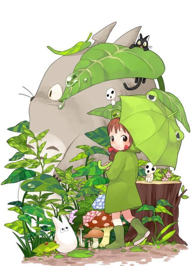 每个孩子都期望有《龙猫》一样的朋友，这部动漫，满足了孩子们！