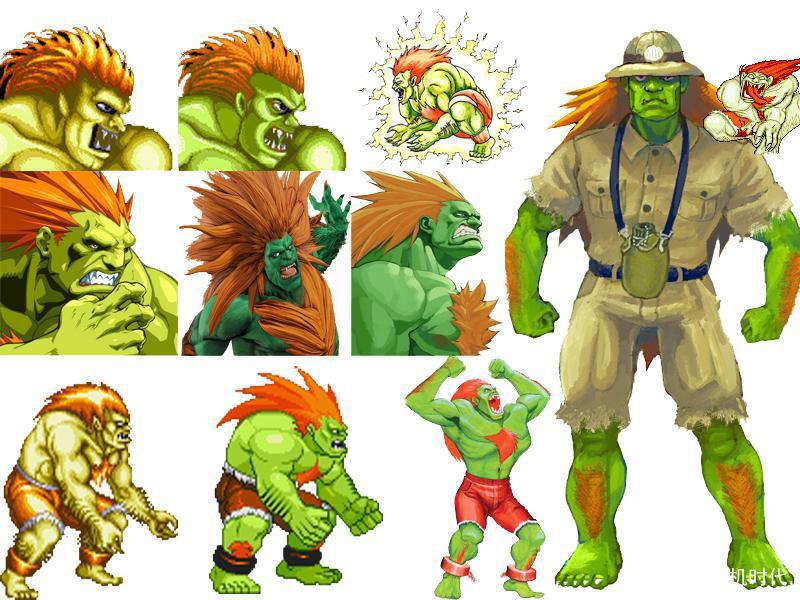 《街霸》元祖角色多年来的形象变迁，哪些人物的变化让你接受不了