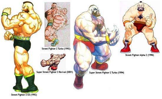 《街霸》元祖角色多年来的形象变迁，哪些人物的变化让你接受不了
