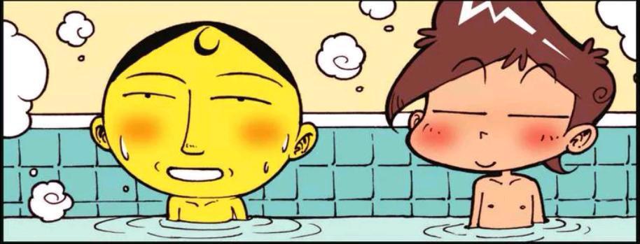 星太奇奋豆泡澡，下水前后奋豆判若两人，浴场血亏