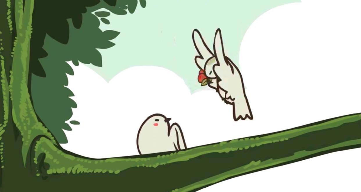 罗小黑战记：两只鸟儿的爱情故事，这才是光明正大的一对cp