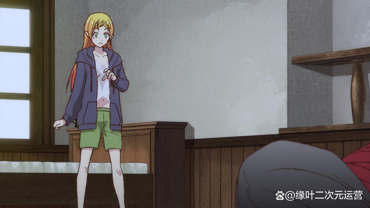 《异世界舅舅》藤宫澄夏精灵服装cosplay舅妈，翠绿的衣服真可爱