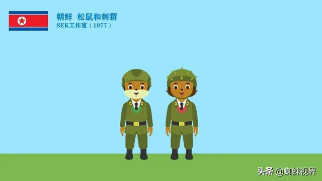 60秒认识不同国家的卡通动画2