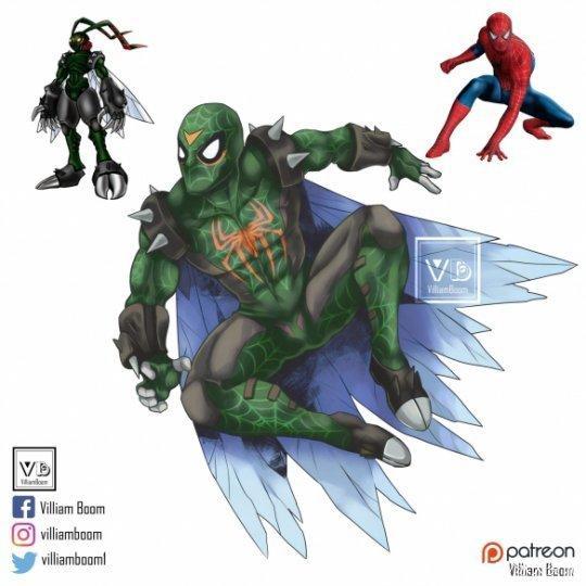 经典日漫角色与美漫超级英雄跨界融合，创意十足画风奇妙