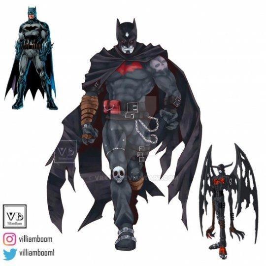 经典日漫角色与美漫超级英雄跨界融合，创意十足画风奇妙