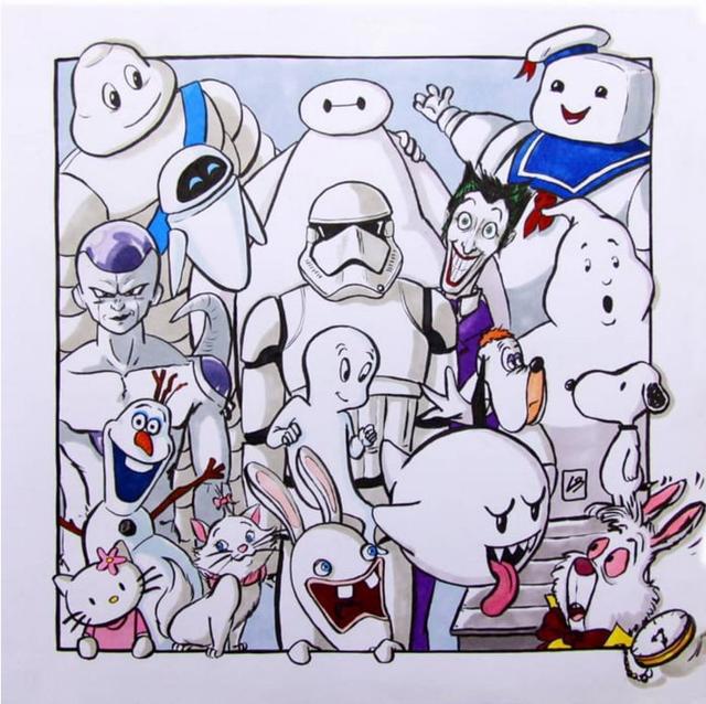 将动漫中的英雄按照颜色分类，你能认出哪几个呢？这也太有趣了些