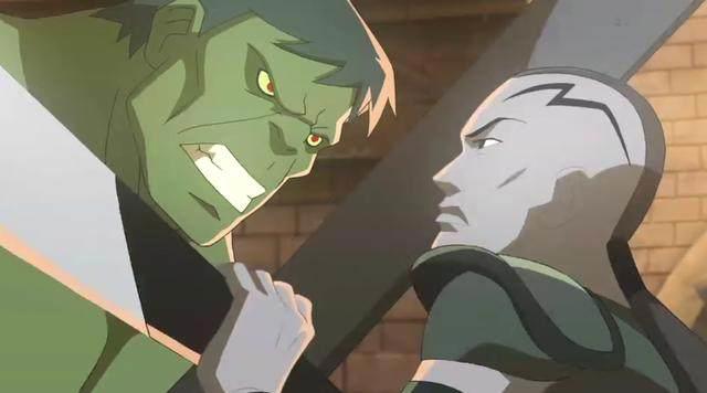 《星球绿巨人》绿巨人被送到陌生星球当救世主，还泡了个妹子！