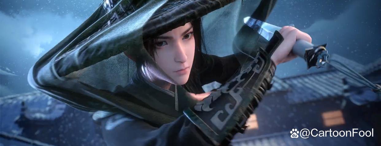 《剑来》动画发布首支预告，超燃水墨风打戏，平安形象过于白净？