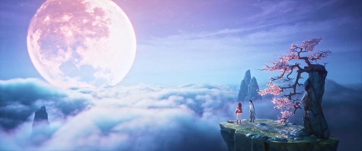 原创动画幻梦山海谣开播，国风美学，身临其境感受东方山海神话