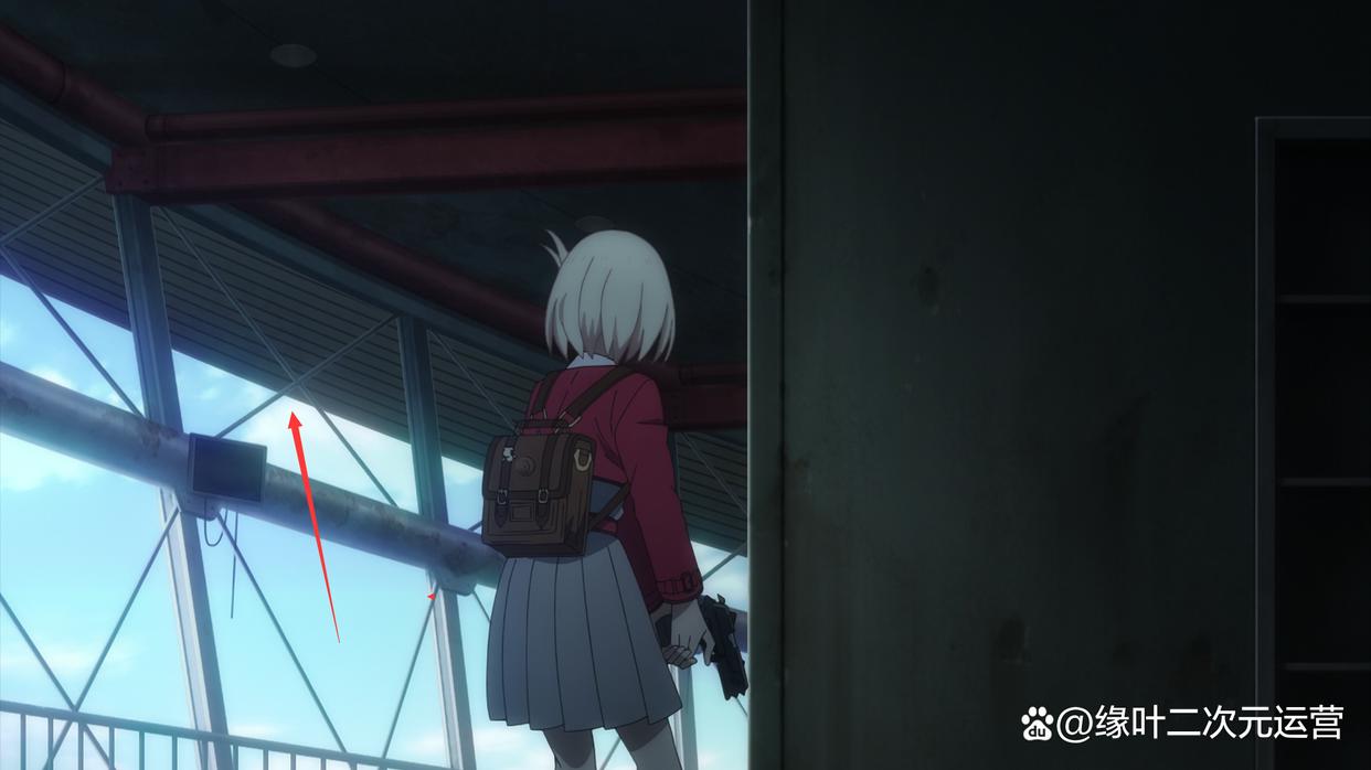 《LycorisRecoil》千束被绿毛真岛踢到后，那一连串反击真的好帅