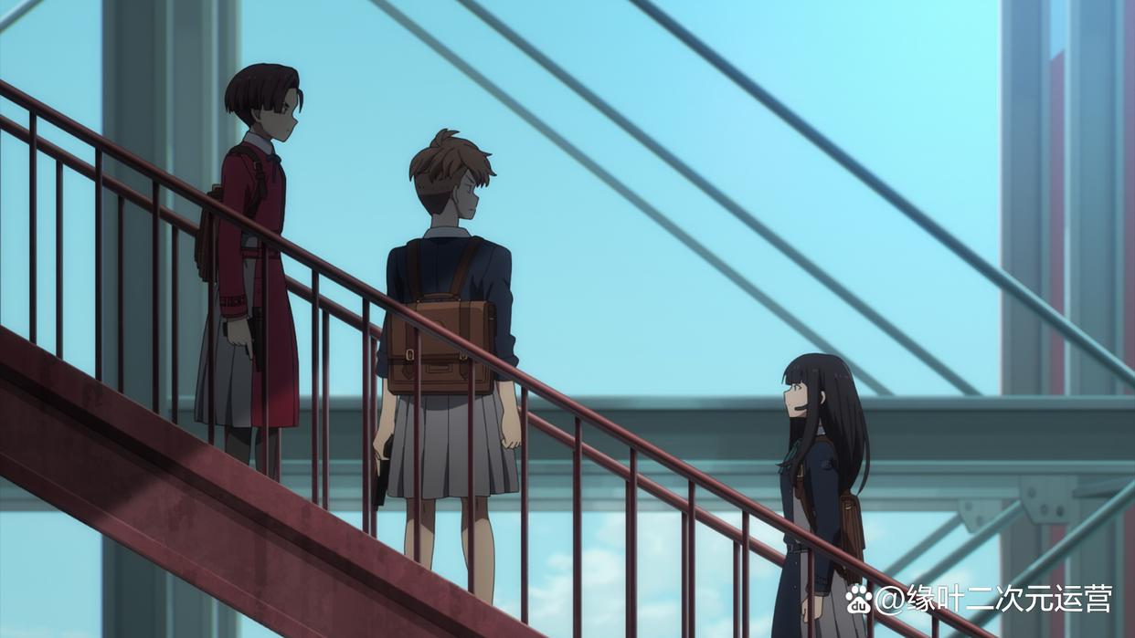 《LycorisRecoil》千束被绿毛真岛踢到后，那一连串反击真的好帅