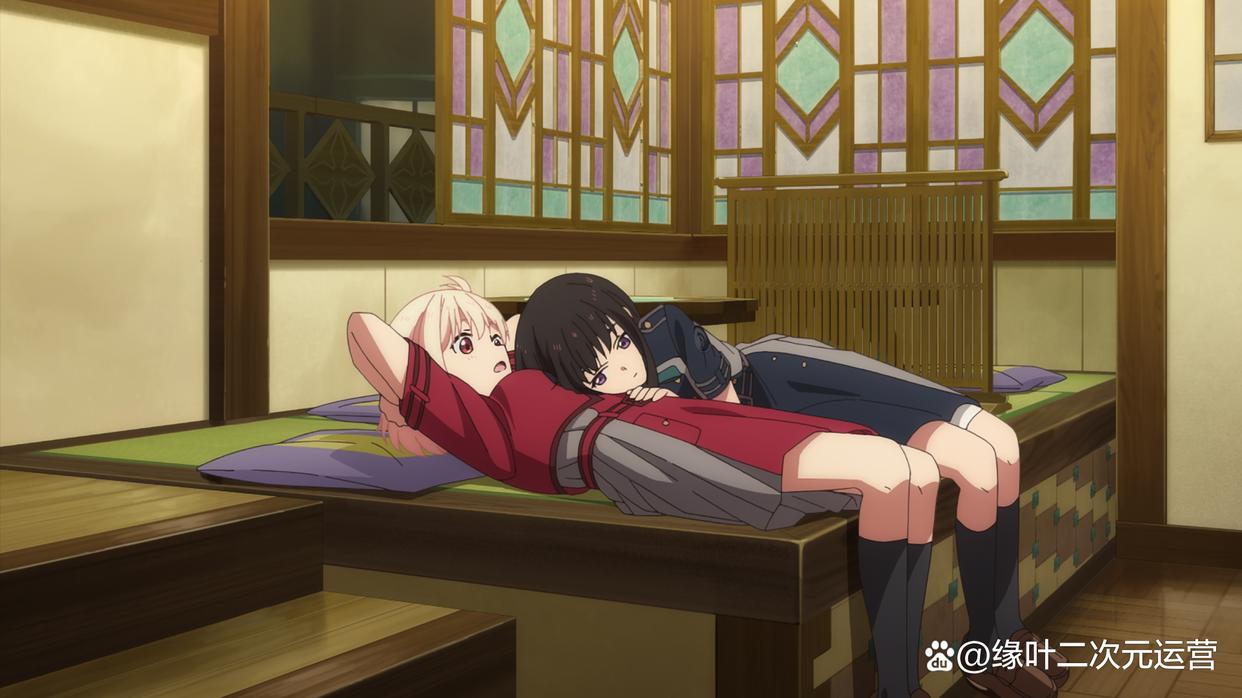 《LycorisRecoil》锦木千束对井之上泷奈贴贴撒娇，会喜结连理么