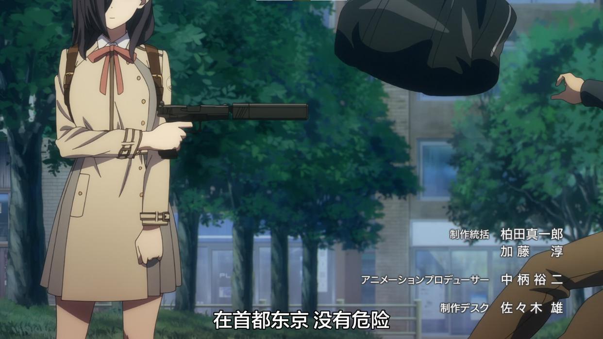 JK美少女 枪械 科幻，这部七月原创新番一集就吸引到了我