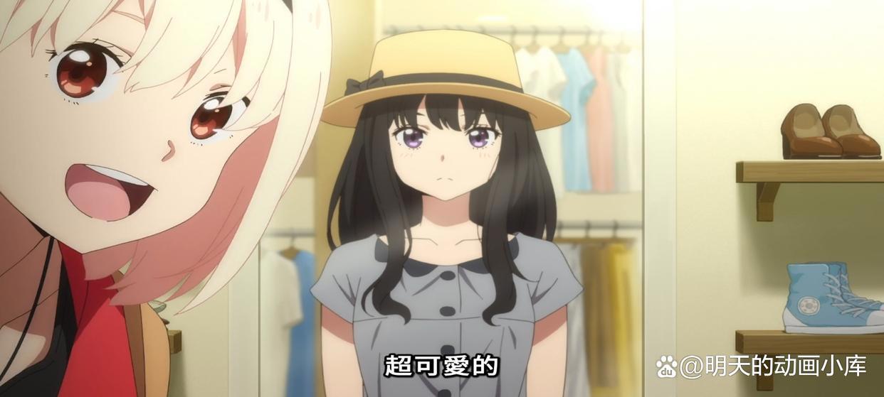 莉可丽丝第4话：泷奈直呼太可爱了！和泷奈一起去逛街了