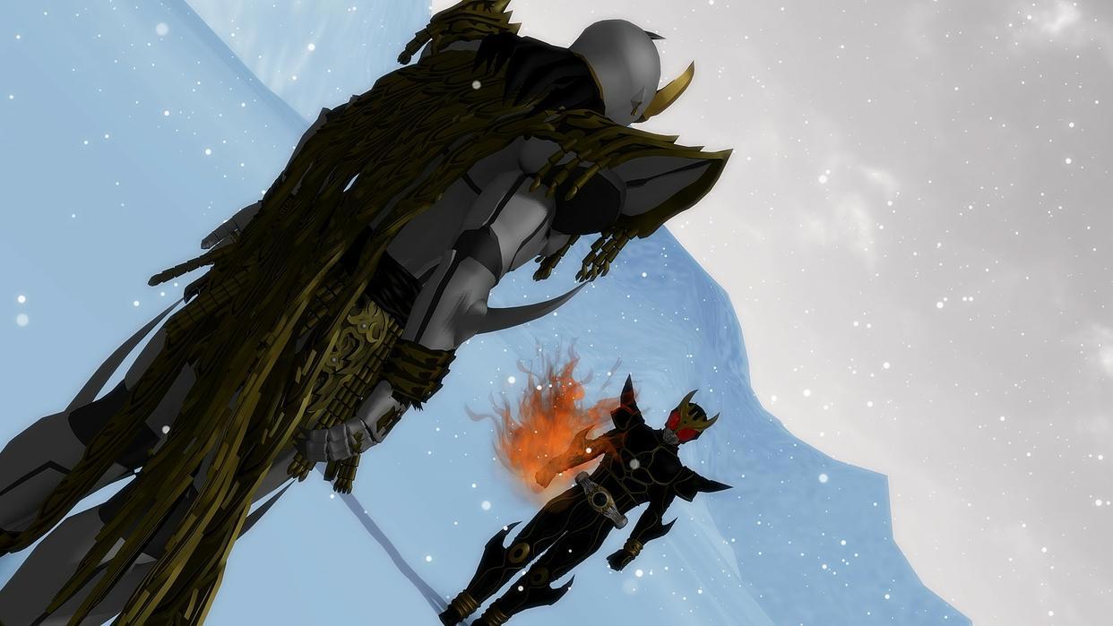 假面骑士空我：那年雪山之巅，黑色战士的哭泣和白色恶魔的狂笑！