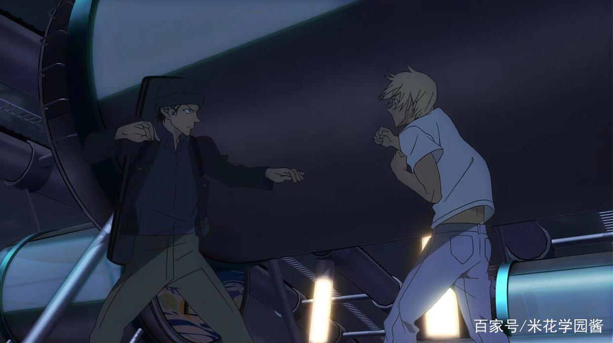 柯南：《纯黑的噩梦》即将在电影频道播出，赤安摩天轮打架上央视