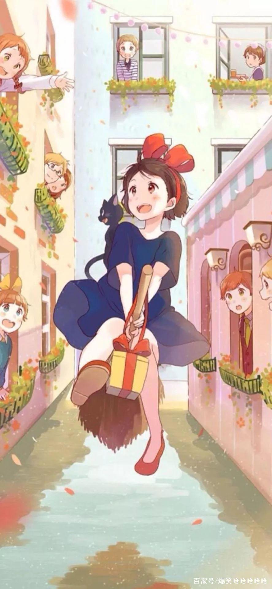 宫崎骏动漫电影的壁纸——每一帧都是大片