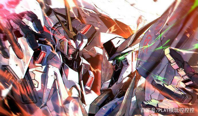 高达酷炫插画集，柯西对视大白鹅、牛高达对视沙扎比