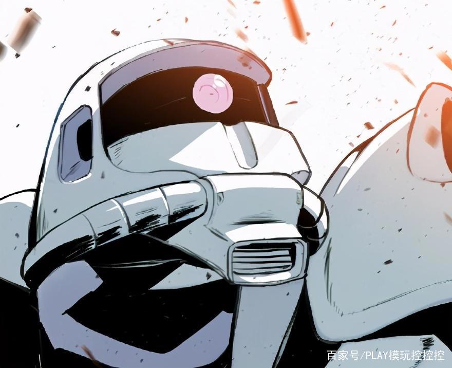 高达酷炫插画集，柯西对视大白鹅、牛高达对视沙扎比