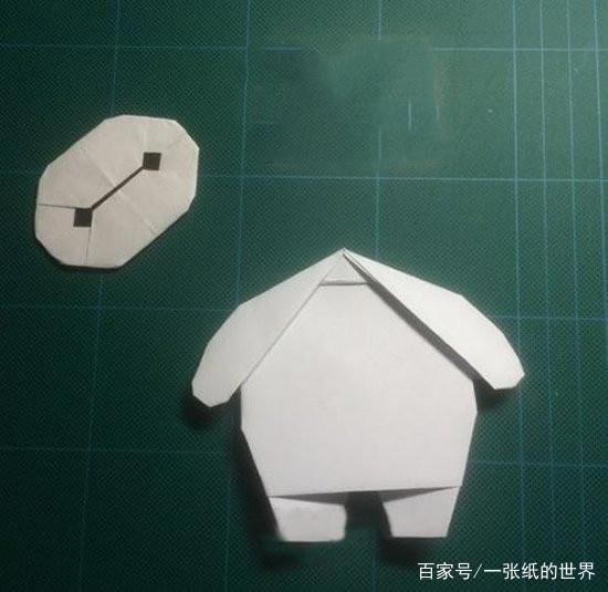 每个人的“大白”梦，呆萌又可爱，创意折纸